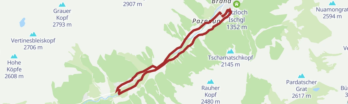 Route map: I.1 Talrunde Mathon